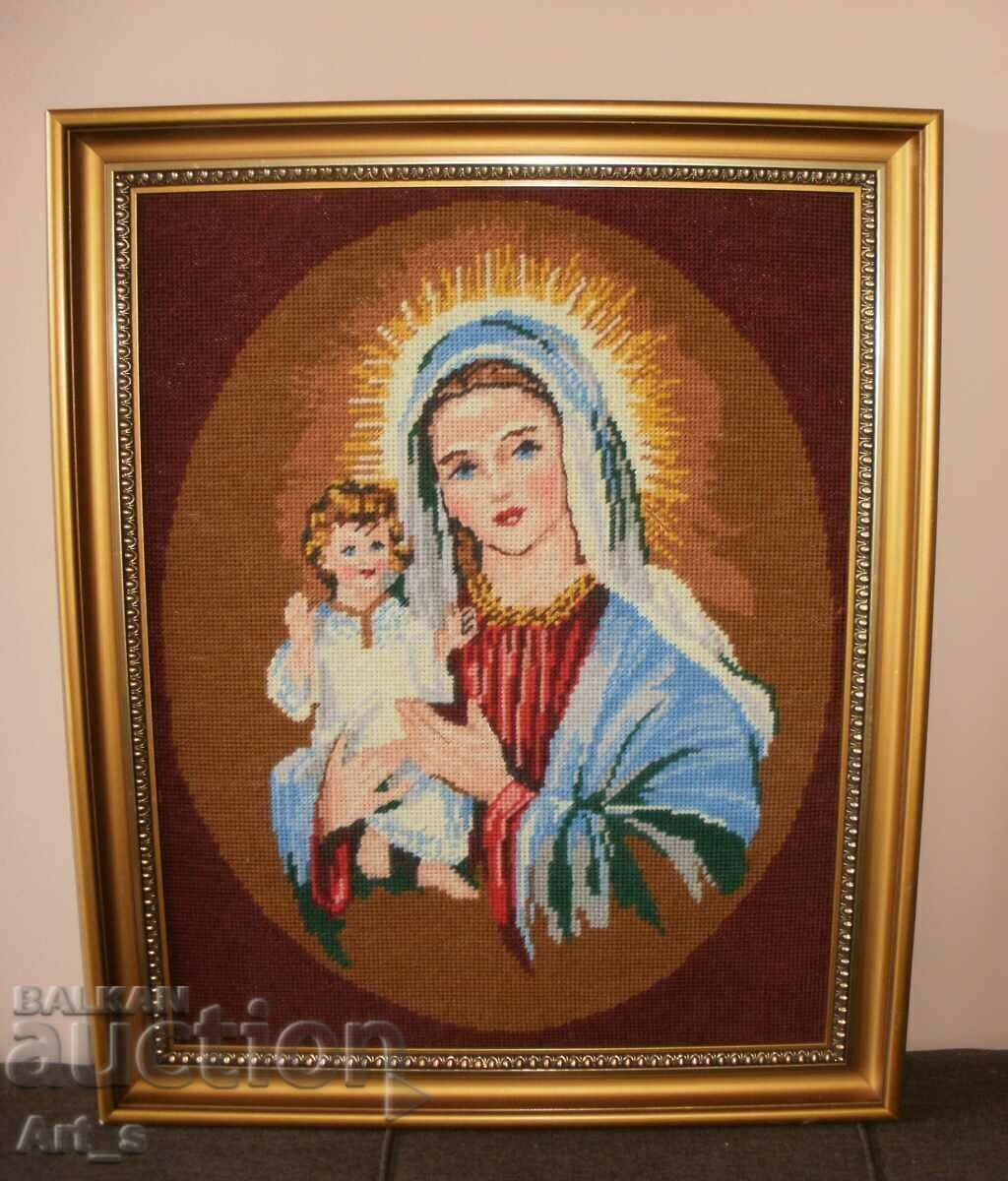 Virgin and Child - επαγγελματική ταπισερί από το 1994