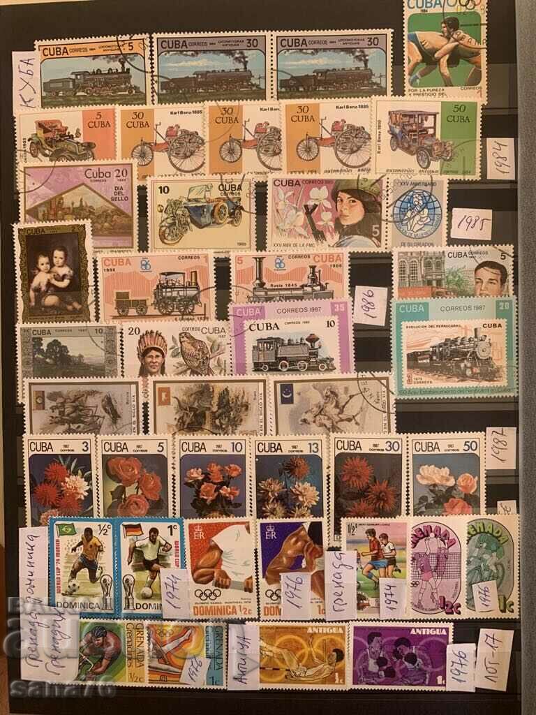 Timbre straine vechi (mai multe tari)-Lot-17