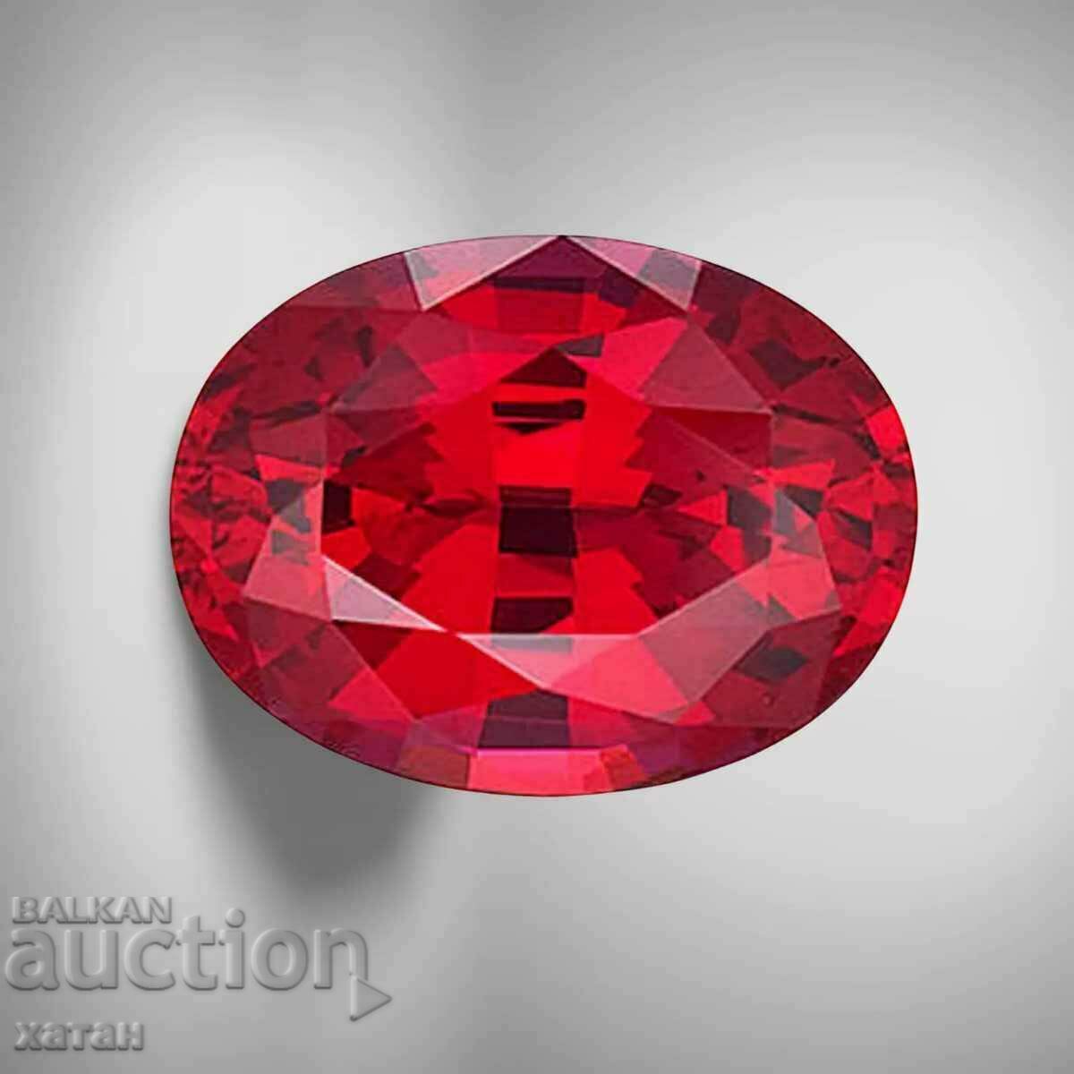 BZC! 0.95 carat 1 cent natural ruby oval!