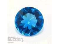 BZC! Topaz albastru elvețian natural de 15,65 carate de la 1 cent!