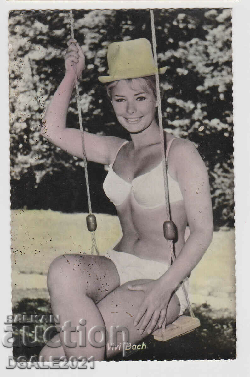 old Postcard actress Vivi Bach /71170