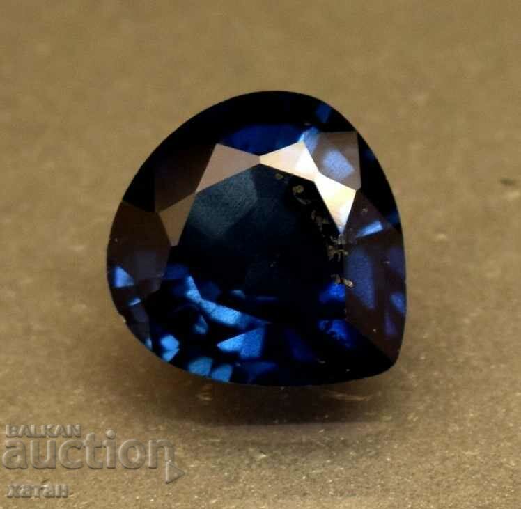 BZC! 9.70 ct. natural sapphire pear cert GGIJ of 1 tbsp.!