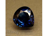 BZC! 9,70 ct. safir natural pere cert GGIJ de 1 lingura!