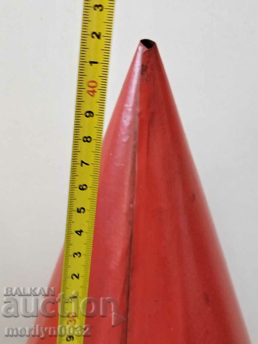 Old metal bin, a pair of 2 pieces, from a park early in the 1960s, NRB - 7 Old metal bin, a pair of 2 pieces, from a park early in the 1960s, NRB - 7