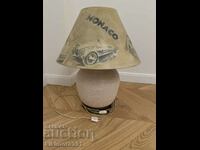 Antique table/bedside lamp Monaco track racing 1936