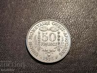 West Africa 50 francs 1976