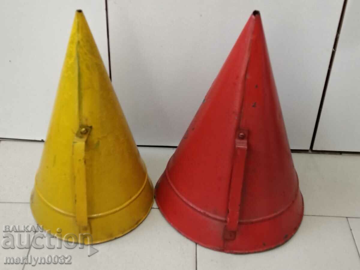 Delivery of Old metal bin, a pair of 2 pieces, from a park early in the 1960s, NRB Delivery of Old metal bin, a pair of 2 pieces, from a park early in the 1960s, NRB