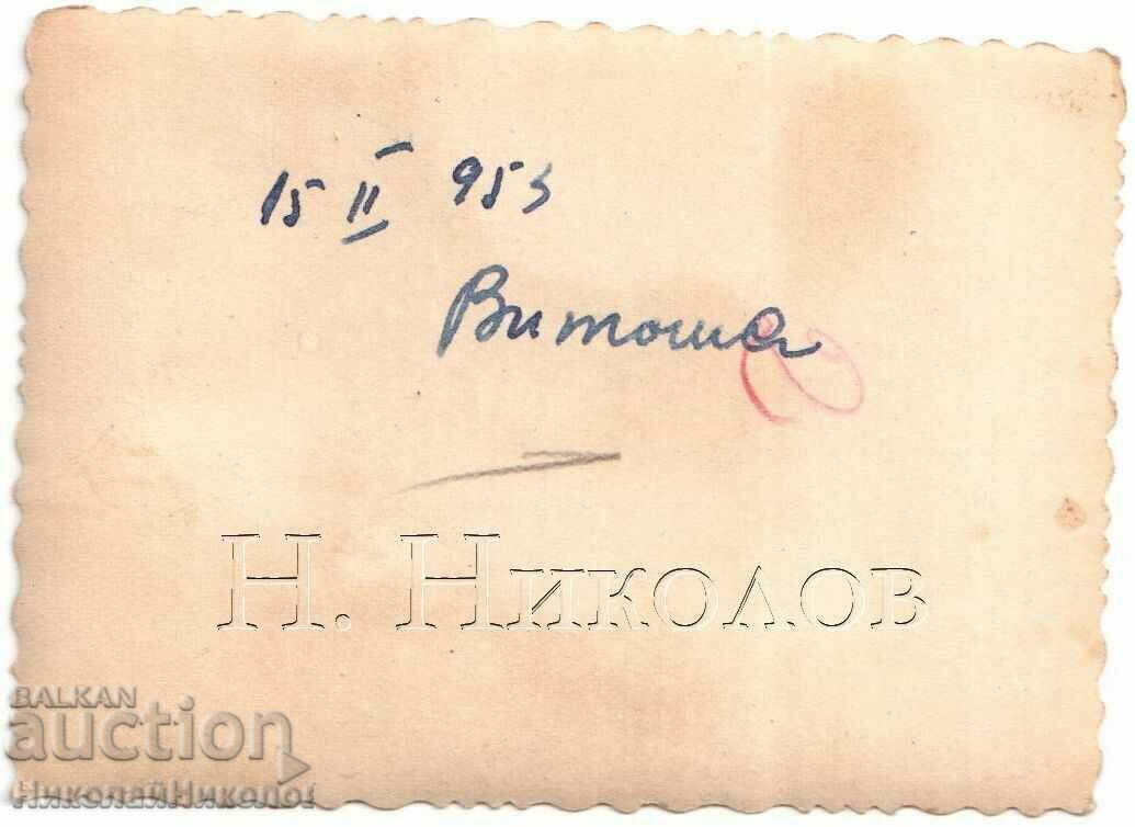 1953 МАЛКА СТАРА СНИМКА СОФИЯ СКИОРИ НА ВИТОША Г950 с цена € 1.50 | 2.93 лв.