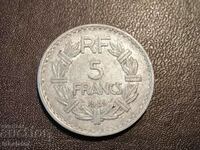 1949 5 franci Aluminiu