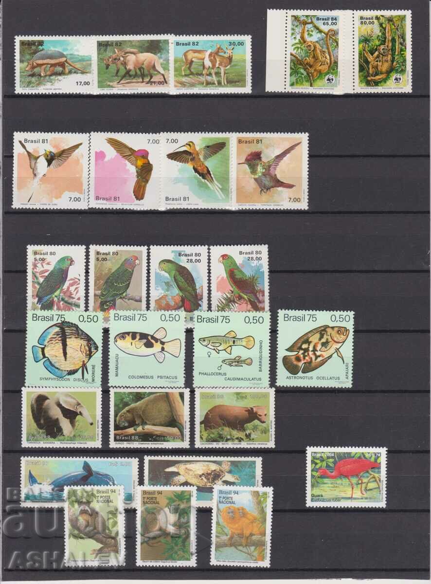 Lot Fauna – Brazil 9 issues**