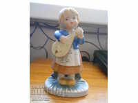 The Little Musician - Biscuit Porcelain