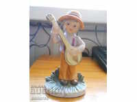 The Little Musician - Biscuit Porcelain