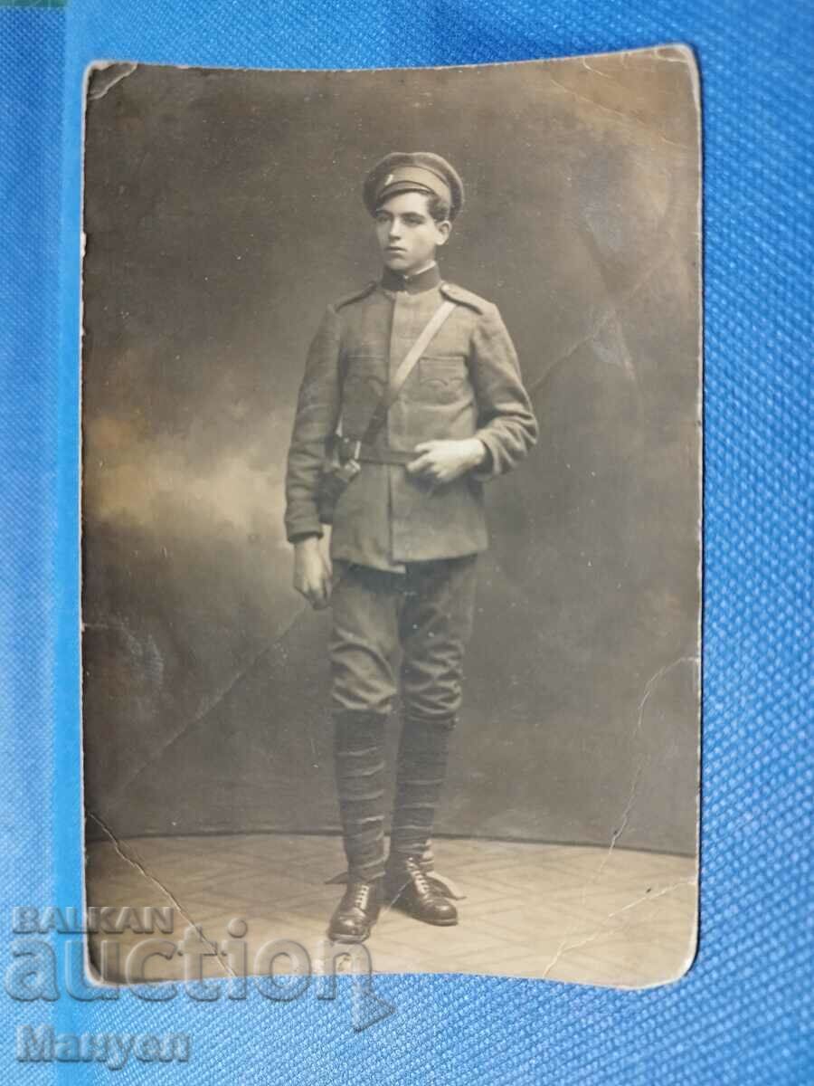 Old postcard photo - military.