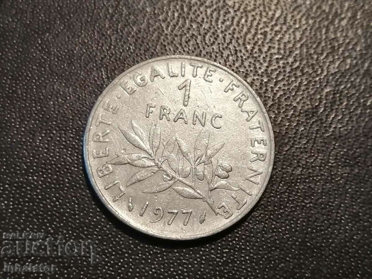 1977 1 franc