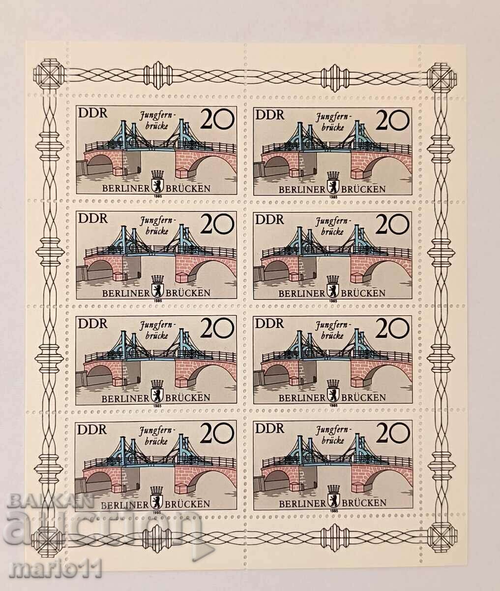 Germany - GDR - 1985, block sheet