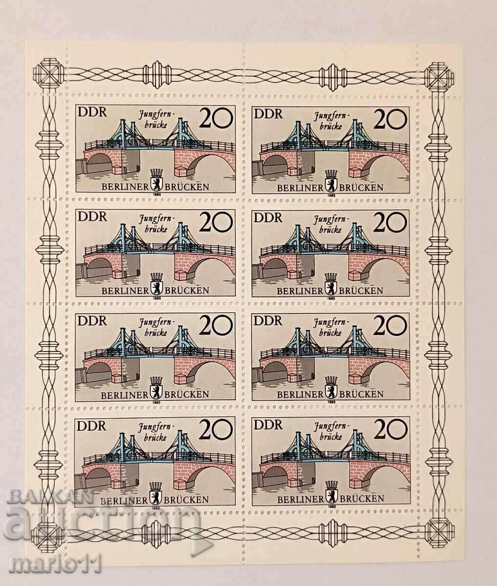 Germany - GDR - 1985, block sheet