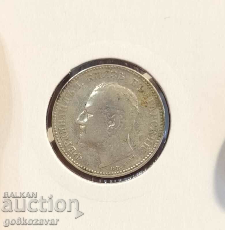 Bulgaria 1 lev 1891 Silver! with price 22.00 BGN | € 11.25 Bulgaria 1 lev 1891 Silver! with price 22.00 BGN | € 11.25