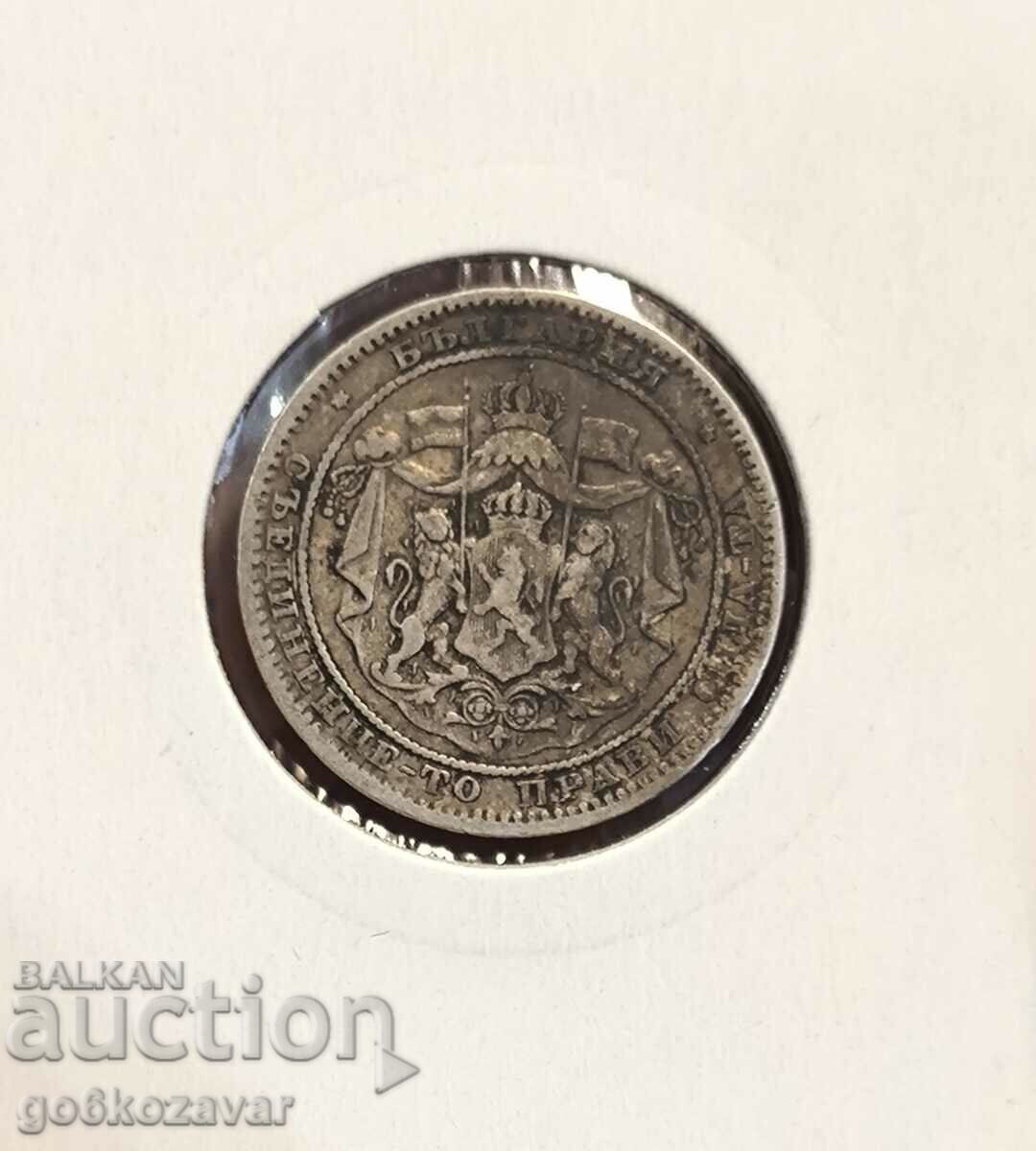 Bulgaria 1 lev 1882 Silver! with price 20.00 BGN | € 10.23 Bulgaria 1 lev 1882 Silver! with price 20.00 BGN | € 10.23