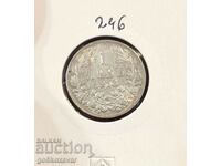 България 1 лев 1913г Сребро !