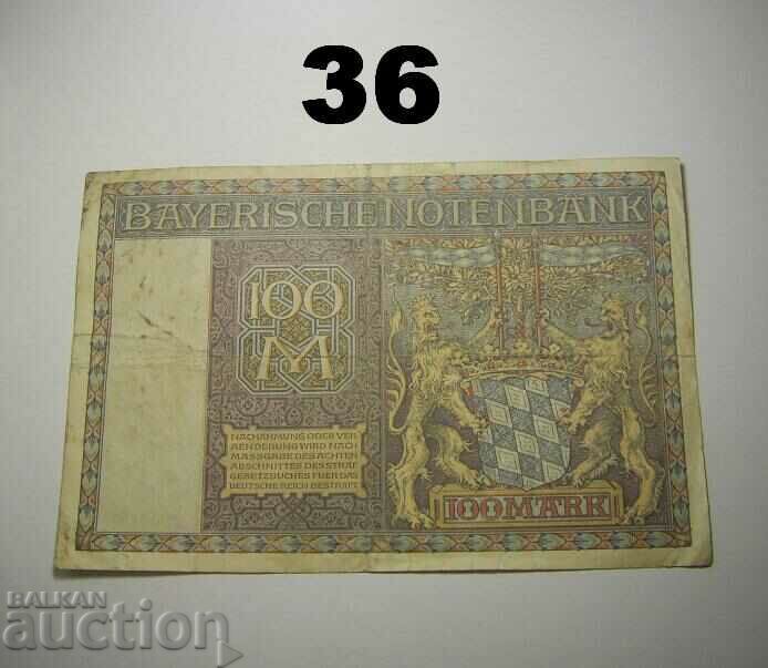 Bayerische Notenbank 100 mark 1922 Germania cu preț 7.00 BGN | € 3.58 Bayerische Notenbank 100 mark 1922 Germania cu preț 7.00 BGN | € 3.58