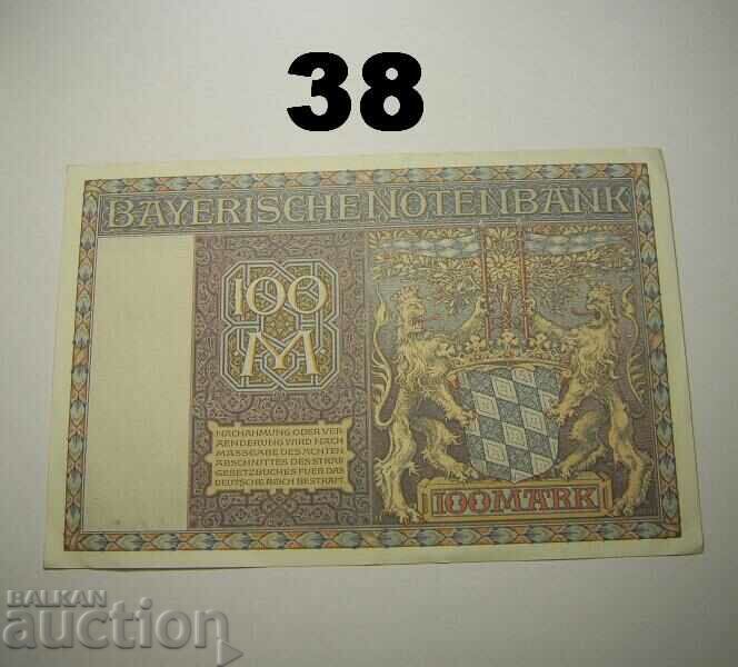 Bayerische Notenbank 100 mark 1922 XF+ Germania cu preț 15.00 BGN | € 7.67 Bayerische Notenbank 100 mark 1922 XF+ Germania cu preț 15.00 BGN | € 7.67