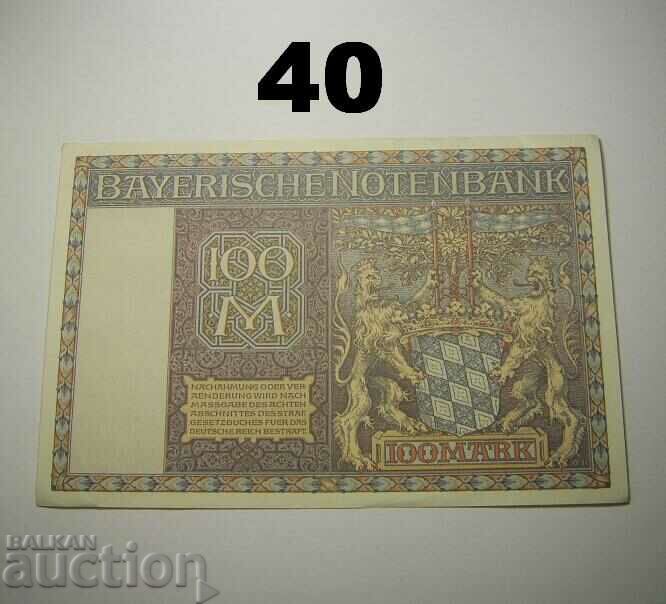 Bayerische Notenbank 100 mark 1922 XF+ Germania cu preț 18.00 BGN | € 9.20 Bayerische Notenbank 100 mark 1922 XF+ Germania cu preț 18.00 BGN | € 9.20