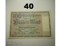 Bayerische Notenbank 100 mark 1922 XF+ Germany