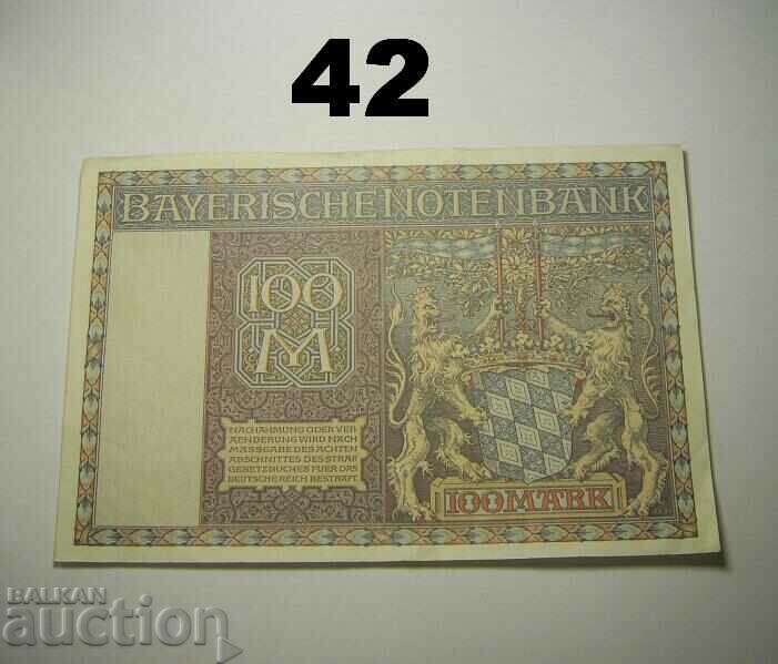 Bayerische Notenbank 100 mark 1922 XF+ Germany with price 14.00 BGN | € 7.16 Bayerische Notenbank 100 mark 1922 XF+ Germany with price 14.00 BGN | € 7.16