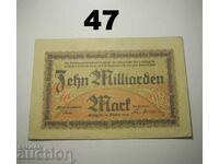 Wurttembergische Notenbank 10 milliarden mark 1923 Германия