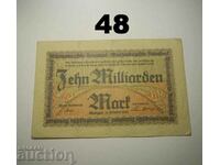 Wurttembergische Notenbank 10 milliarden mark 1923 Germany