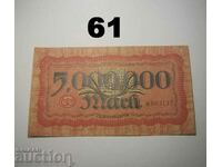 Wurttembergische Notenbank 5 million mark 1923 XF+ Germany