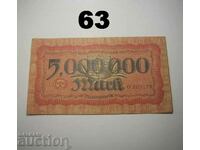 Wurttembergische Notenbank 5 εκατομμύρια μάρκα 1923 XF Γερμανία