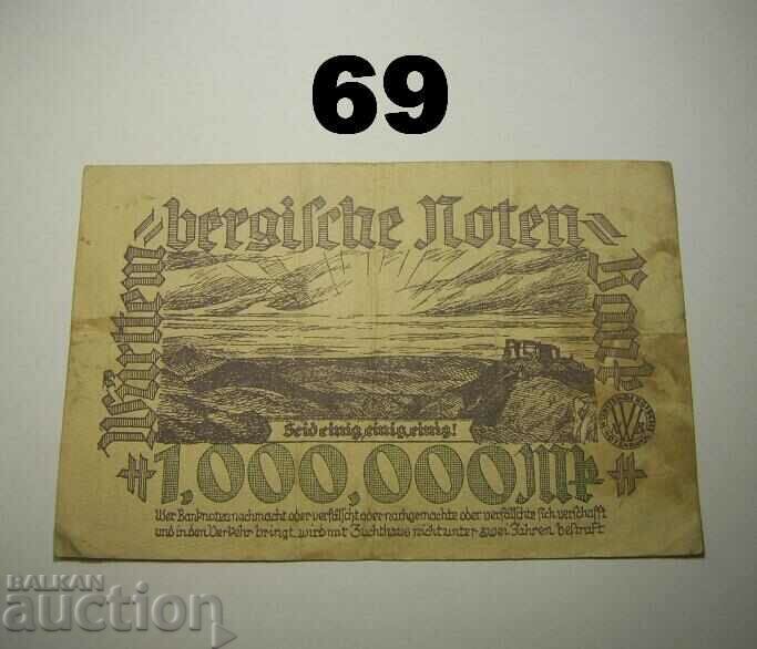 Wurttembergische Notenbank 1 million mark 1923 Germany with price 4.00 BGN | € 2.05 Wurttembergische Notenbank 1 million mark 1923 Germany with price 4.00 BGN | € 2.05