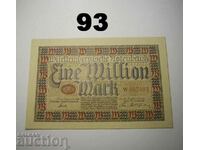 Wurttembergische Notenbank 1 million mark 1923 AU/UNC Герман