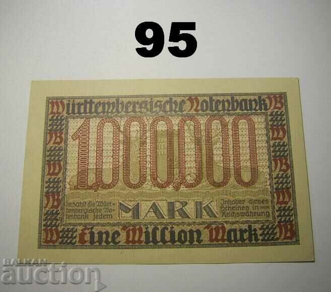 Wurttembergische Notenbank 1 εκατομμύριο μάρκο 1923 UNC Γερμανία με τιμή 25.00 BGN | € 12.78 Wurttembergische Notenbank 1 εκατομμύριο μάρκο 1923 UNC Γερμανία με τιμή 25.00 BGN | € 12.78