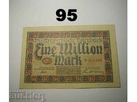 Wurttembergische Notenbank 1 million mark 1923 UNC Germany