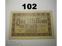 Wurttembergische Notenbank 1 million mark 1923 UNC Германия