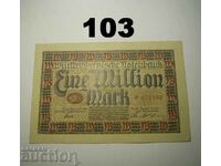 Wurttembergische Notenbank 1 milion mark 1923 UNC Germania