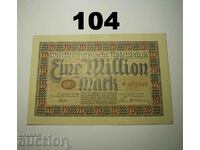 Wurttembergische Notenbank 1 million mark 1923 UNC Германия