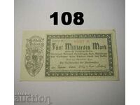 Oberndorf Rottweil 5 milliarden mark 1923 XF Germany