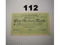 Karlsruhe 1 million mark 1923 VF Germany