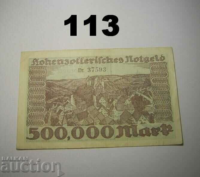 Hechingen Haigerloch 500000 mark 1923 Germany with price 9.00 BGN | € 4.60 Hechingen Haigerloch 500000 mark 1923 Germany with price 9.00 BGN | € 4.60