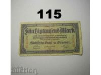 Sachsen 50000 mark 1923 Dresda Germania