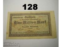 1 εκατομμύριο μάρκο 1923 Staatsbank Munchen