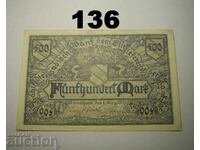 Baden 500 mark 1922 XF Badische Bank