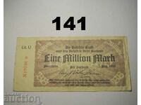 Baden 1 milion marca 1923 Badische Bank