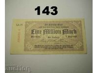 Baden 1 milion marca 1923 XF Badische Bank