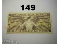 Baden 500000 mărci 1923 XF+ Badische Bank