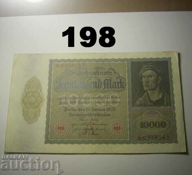 Berlin 10000 mark 1922 VF P70 Германия