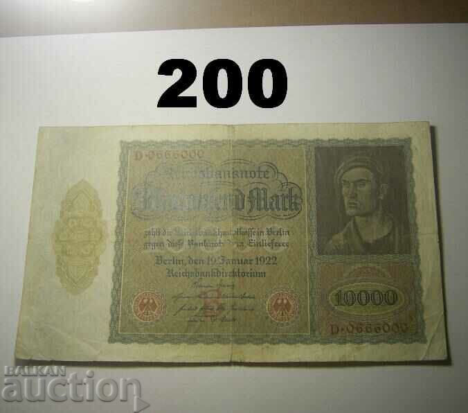 Berlin 10000 mark 1922 P70 Germany